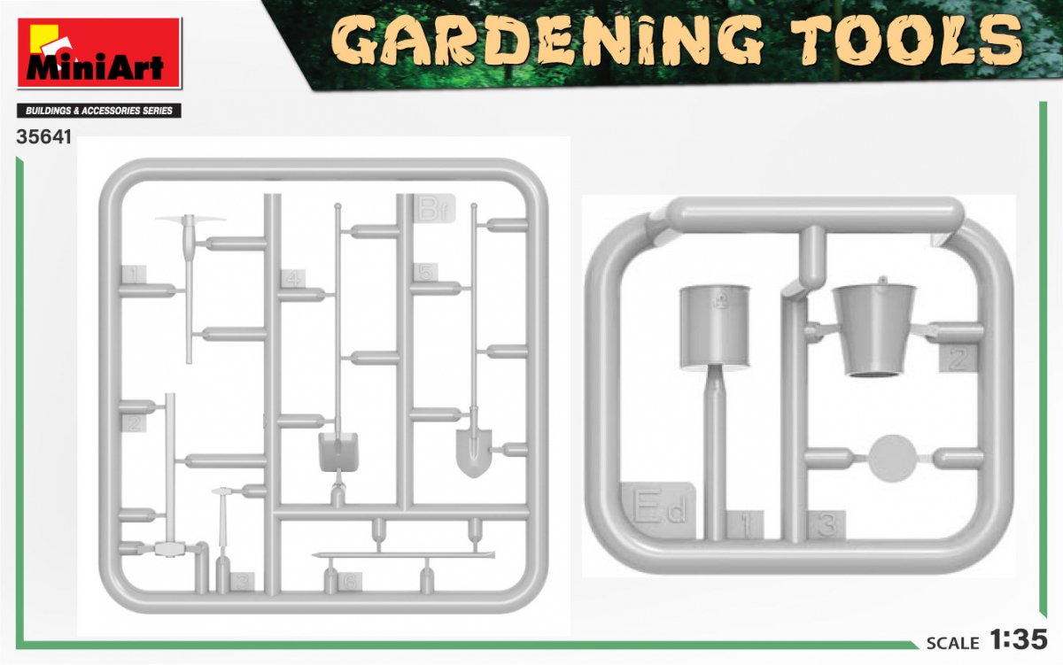 MiniArt 35641 GARDENING TOOLS 1/35 – immagine 3
