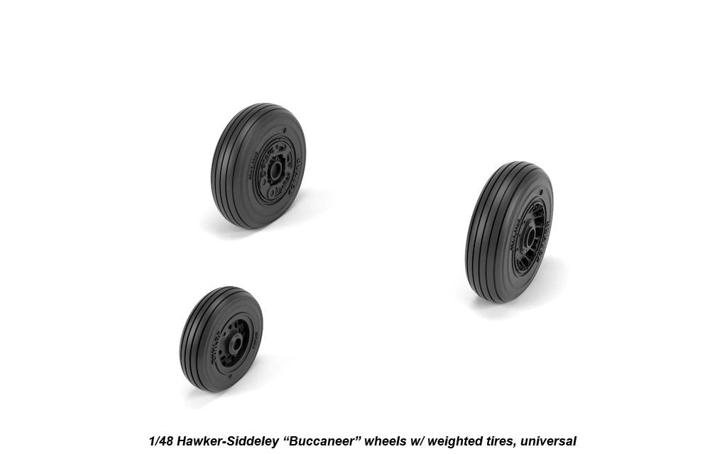 Armory Models AW48409 Hawker-Siddeley Buccaneer wheels w/ weighted tires 1/48 – imagen 4