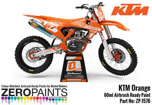 Zero Paints ZP-1576 KTM Orange Paint 30ml – imagen 2