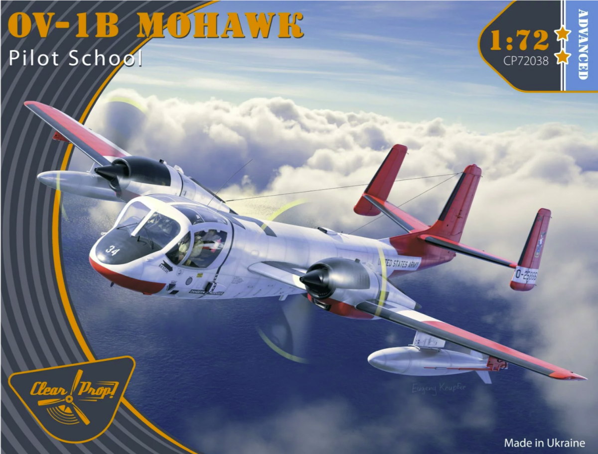 Clear Prop! CP72038 OV-1B Mohawk &amp;quot;Pilot School&amp;quot; ADVANCED KIT 1/72 – imagen 2