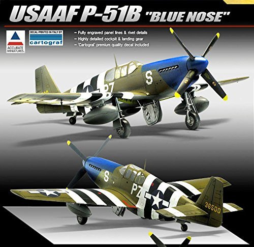 Academy 12303 USAAF P-51B &amp;quot;BLUE NOSE&amp;quot; 1/48 – imagen 2