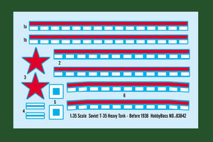 Hobby Boss 83842 Soviet T-35 Heavy Tank -Before – imagen 4