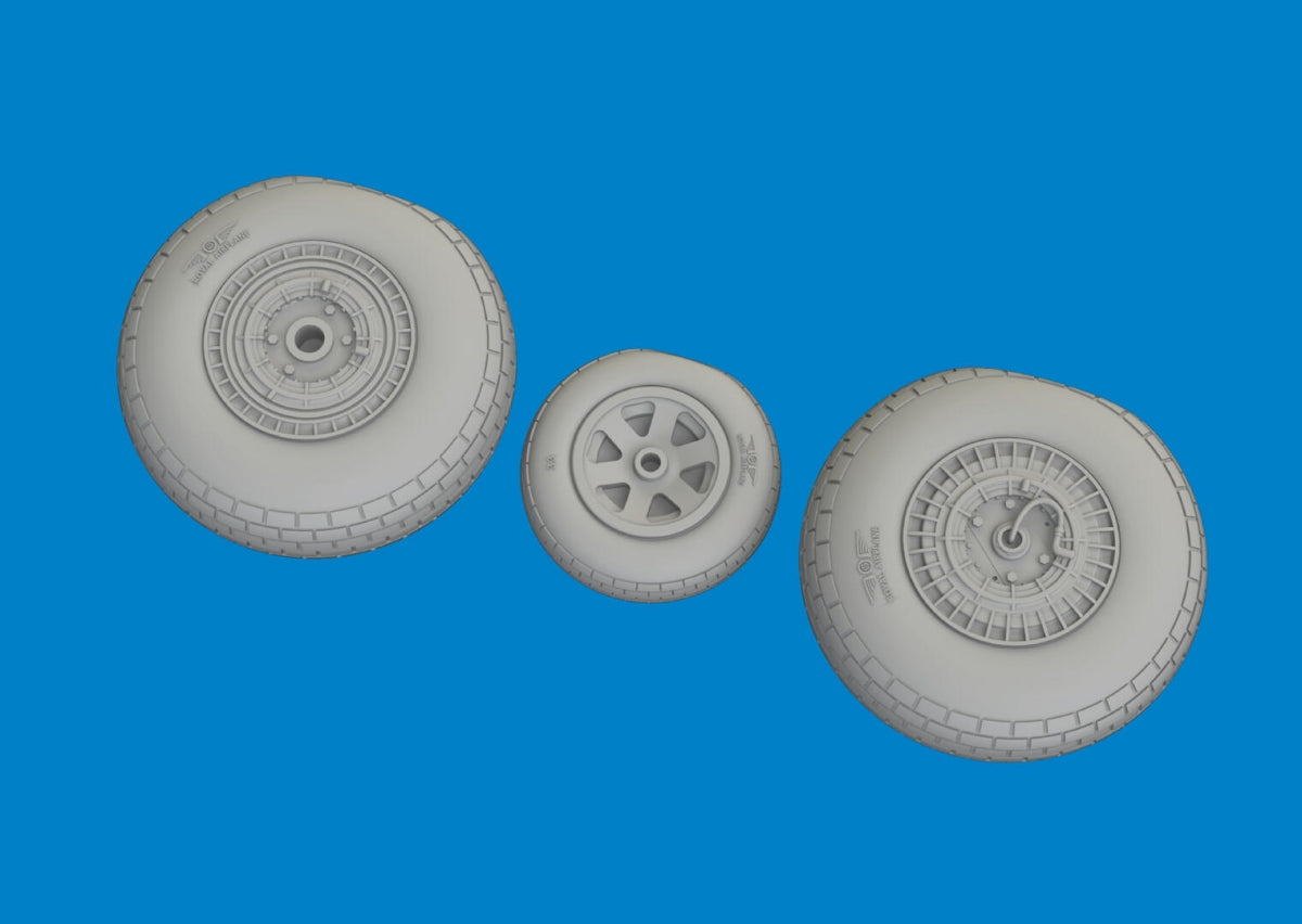 Eduard 6481105 B-26G wheels ICM 1/48 – immagine 3