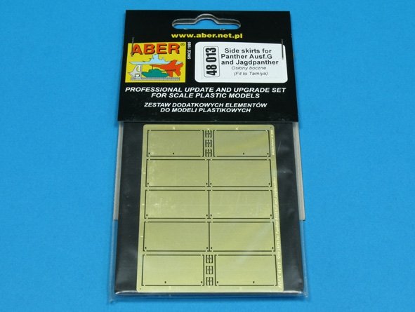 Aber 48013 Side skirts for Panther Ausf.G and Jagdpanther 1/48 – imagen 3