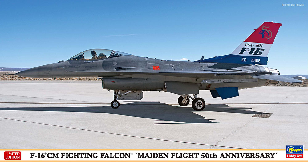 Hasegawa 07535 F-16CM Fighting Falcon Maiden Flight 50th Anniversary 1/48