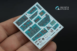 Quinta Studio QDS-48570 Mi-24A 3D-Printed &amp;amp; coloured Interior on decal paper (Trumpeter) (small version) 1/48 – imagen 2