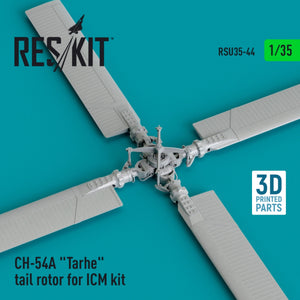 RESKIT RSU35-0044 CH-54A Tarhe rotor de queue pour kit ICM (imprimé en 3D) 1/35