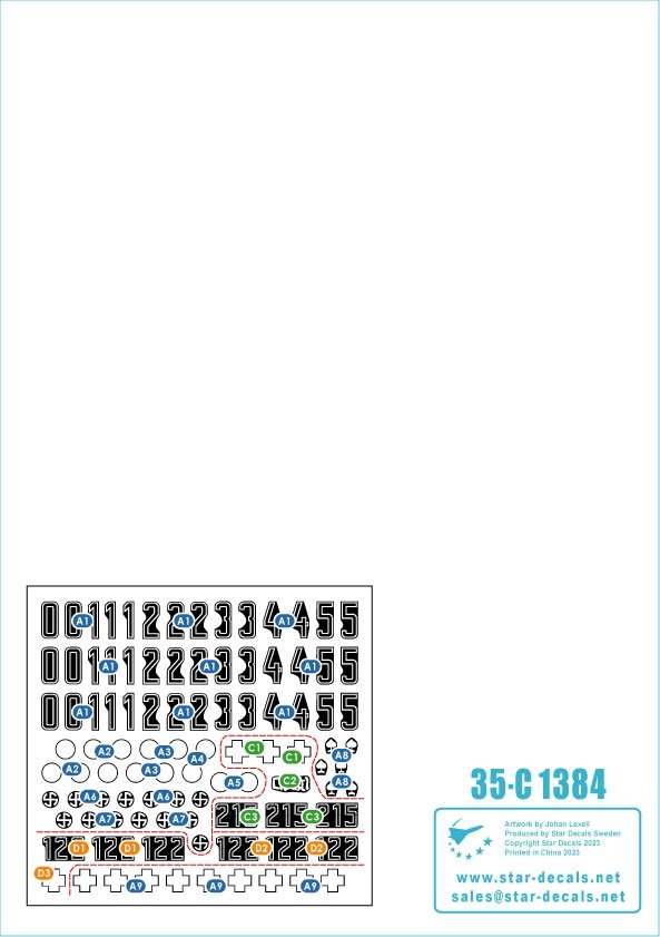 Star Decals 35-C1384 Wiking # 5. 5. SS-Wiking in Caucasus 1942-43. Pz III Ausf J short gun, Pz III Ausf J long gun and Pz III Ausf N. 1/35 – immagine 3