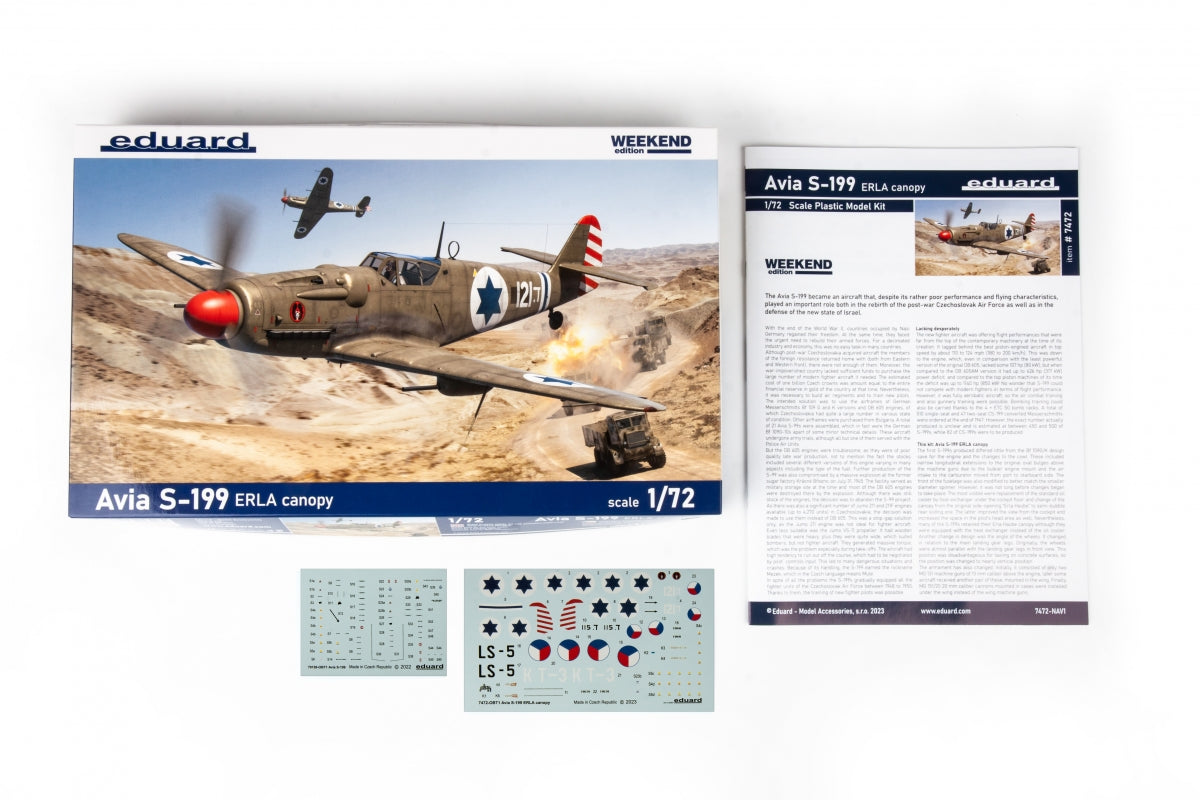 Eduard 7472 Avia S-199 ERLA verrière Édition Week-end 1/72 – image 3