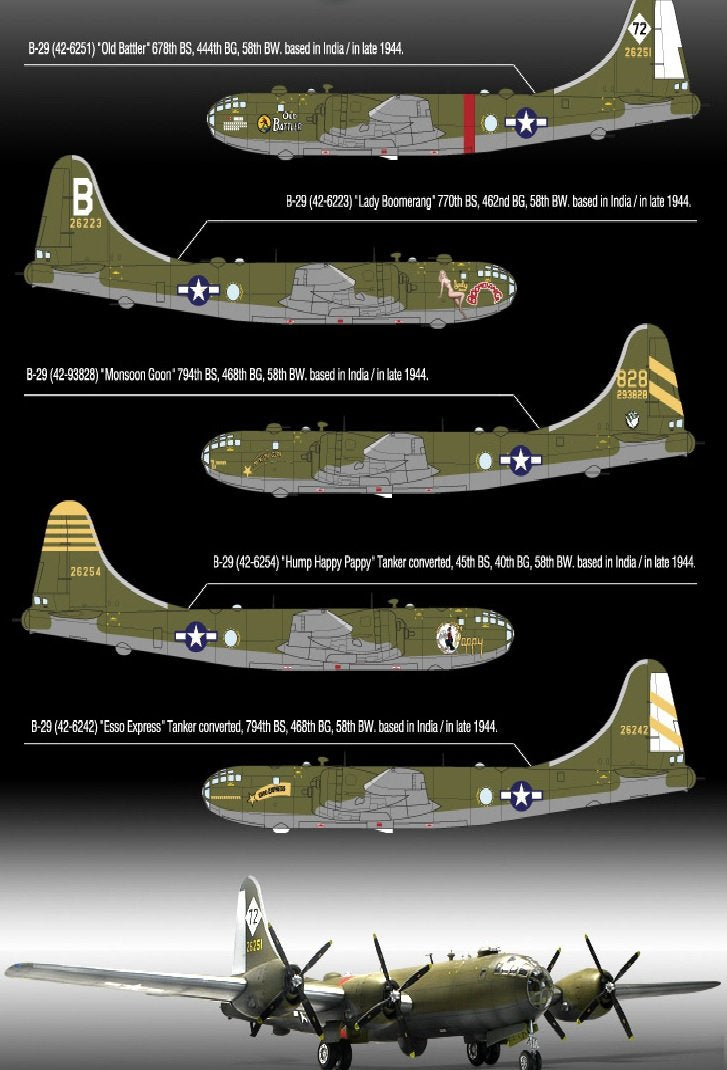 Academy 12517 USAAF B-29 Old battler 1/72 – zdjęcie 3