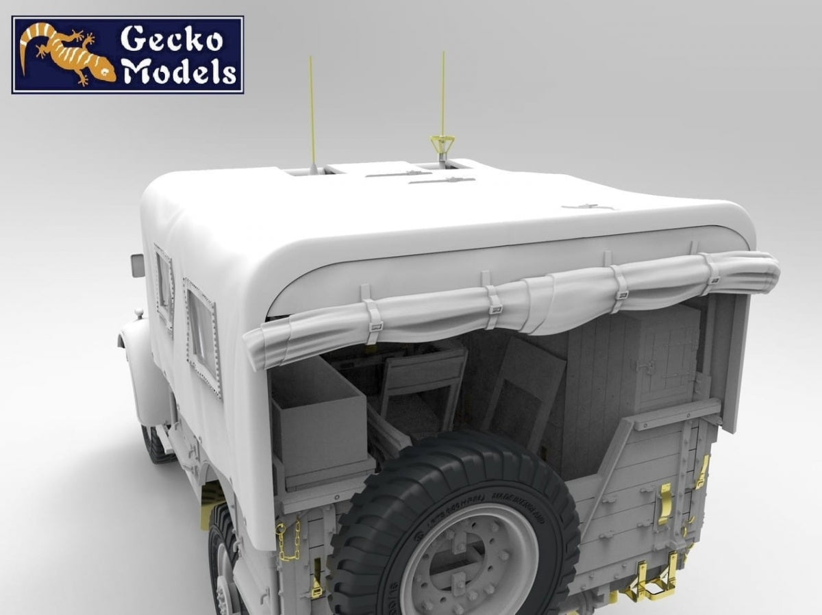 Gecko Models 35GM0061 WWII British Bedford MWR FFW Radio command truck 1/35 – immagine 4
