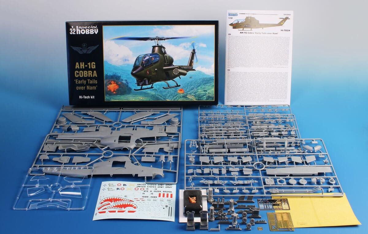 Special Hobby 32082 AH-1G Cobra ‘Early Tails over Vietnam’ Hi-Tech Kit 1/32 – immagine 2