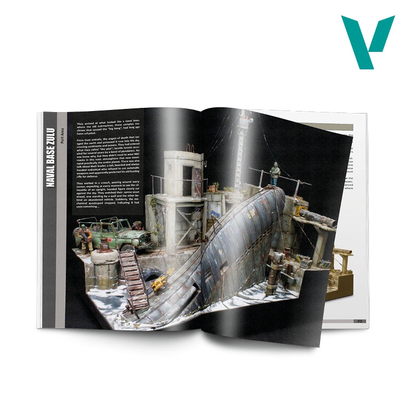 Vallejo 75073 Landscapes of War Vol. 5 - most advanced and effective techniques for designing, building, and painting (English)