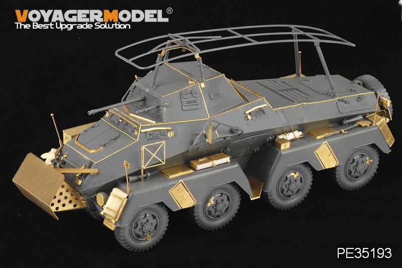 Voyager Model PE35193 WWII German Sd.Kfz.232 8 ROD early version for TAMIYA Kit 1/35 – imagen 4
