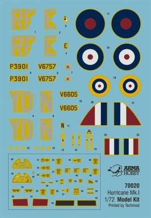Arma Hobby 70020 Hawker Hurricane Mk.I Dywizjon 303 1/72 – immagine 5
