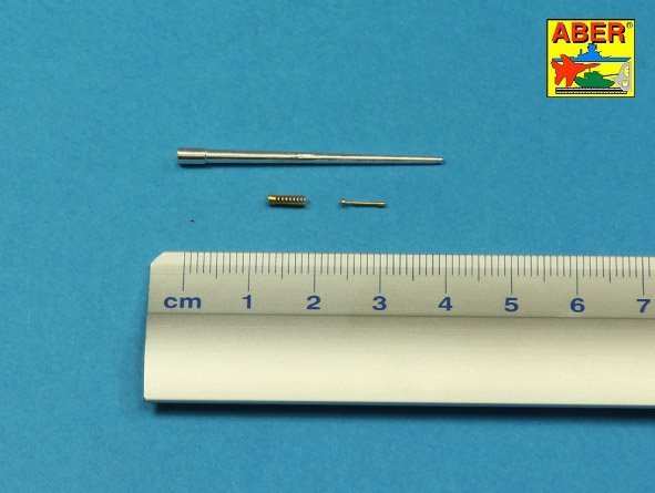 Aber 35L-180 25mm M242 Bushmaster early chain gun barrel &amp;amp; 7,62mm M240 machine gun barrel used on early M2/M3 Bradley or LAV-25 1/35 – imagen 2