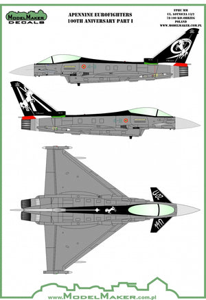 ModelMaker Decals D48141 Apennine Eurofighters Part I 1/48