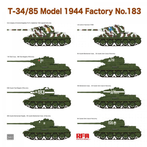 Rye Field Model 5083 T-34/85 Model 1944 Factory No.183 1/35 – imagen 4