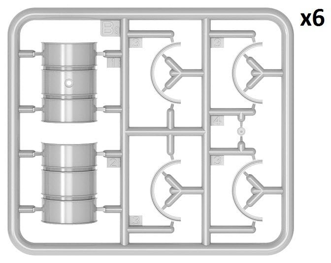MiniArt 35366 GERMAN SOLDIERS WITH FUEL DRUMS. SPECIAL EDITION 1/35 – Bild 3