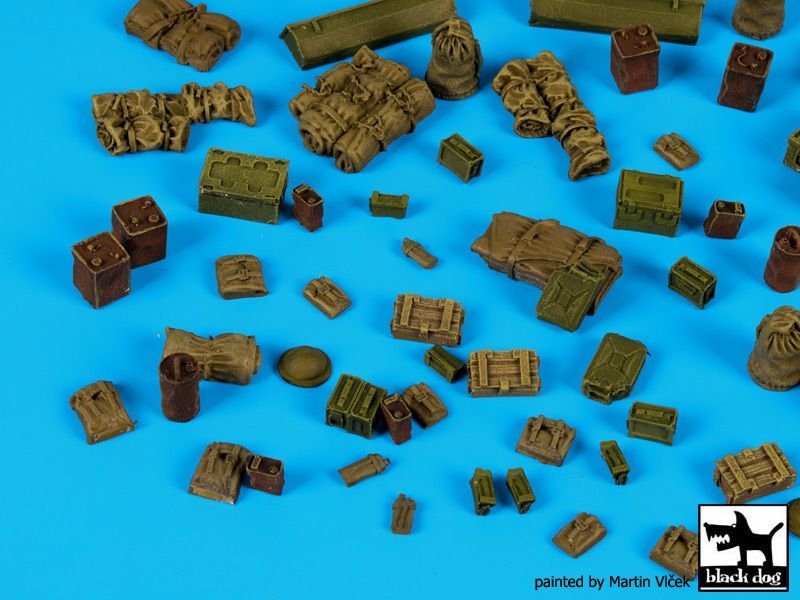 Black Dog T72091 British WW II equipment accessories set 1/72 – immagine 2