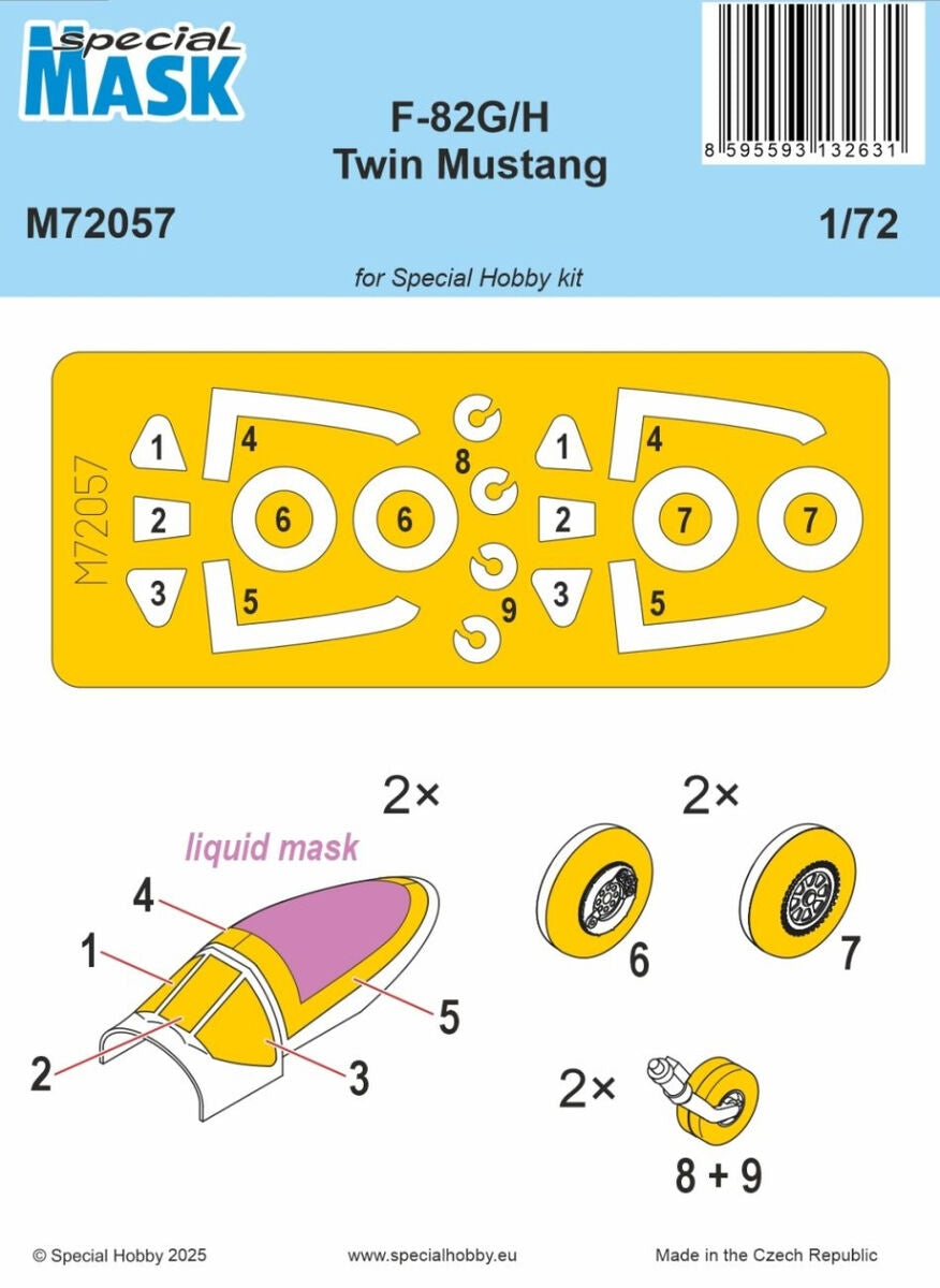 Special Hobby M72057 F-82G/H Twin Mustang (Pour Special Hobby) 1/72