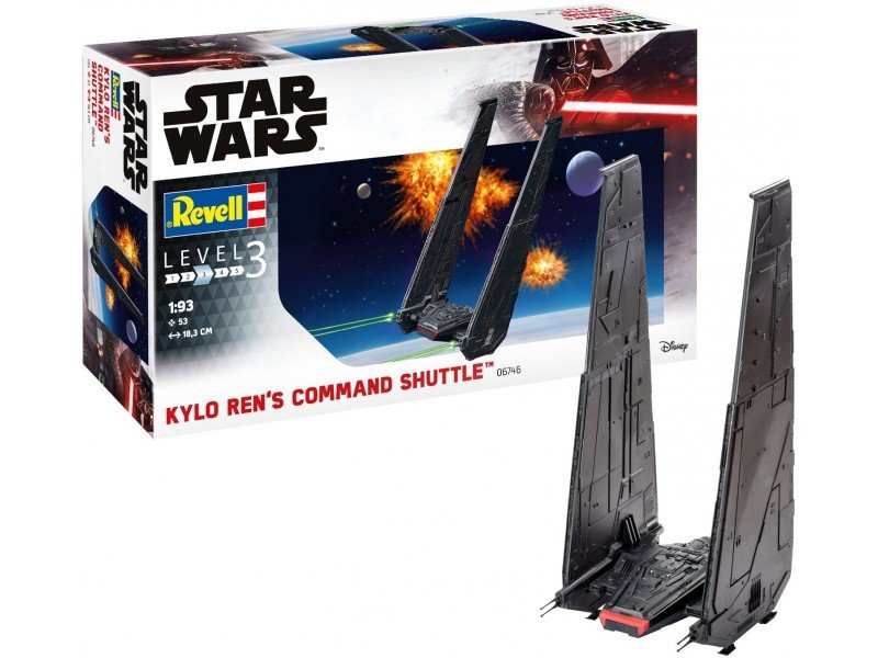 Revell 06746 Kylo Ren&amp;#39;s Command Shuttle 1/93 – zdjęcie 2