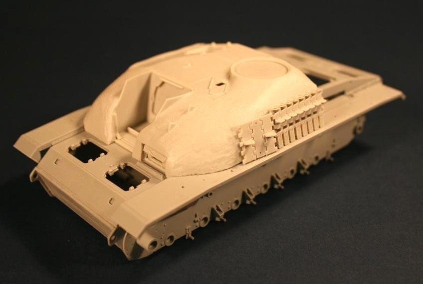 Panzer Art RE35-080 StuG III G upper hull with concrete armor 1/35 – zdjęcie 3