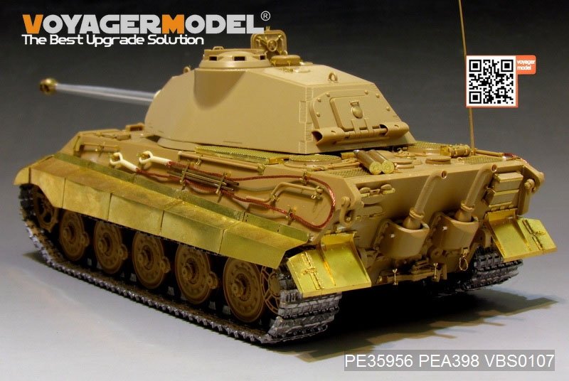 Voyager Model PE35956 WWII German King Tiger (Porsche Turret) For MENG TS-037 1/35 – imagen 12