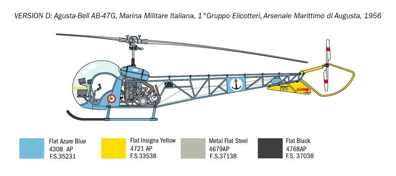 Italeri 2820 OH-13 Sioux 1/48  – image 6