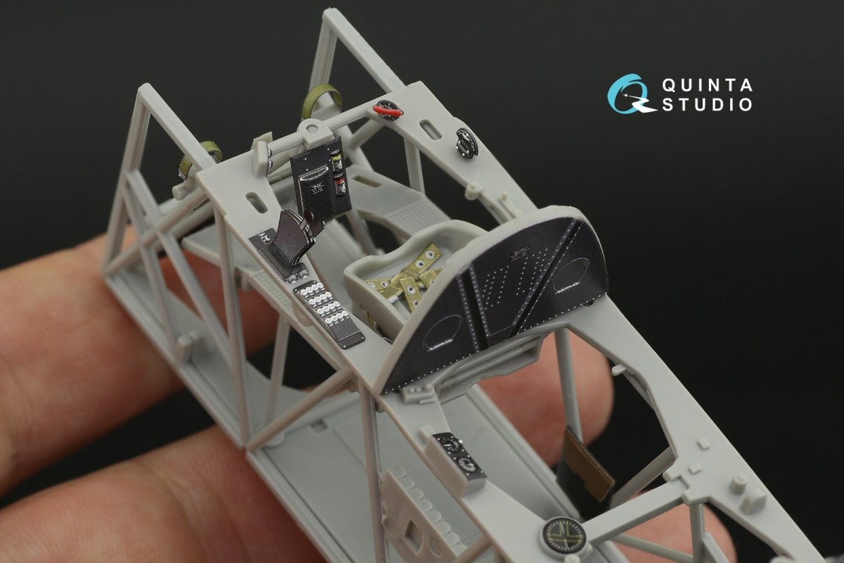 Quinta Studio QD32115 Fairey Swordfish Mk.I 3D-Printed &amp;amp; coloured Interior on decal paper (Trumpeter) 1/32 – imagen 11
