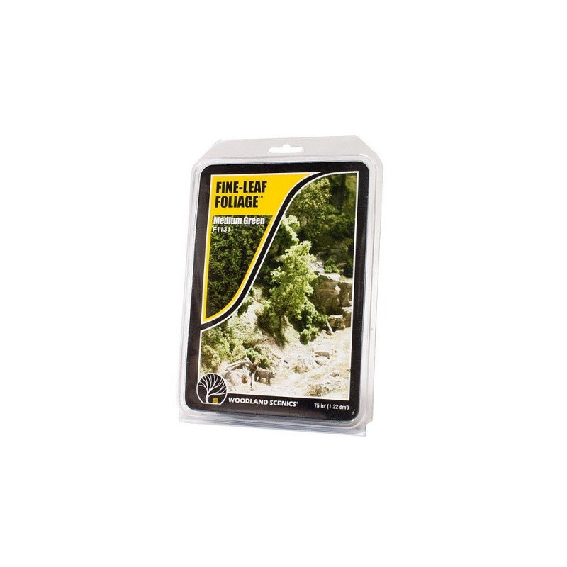 Woodland Scenic WF1131 DROBNE LIŚCIE - MEDIUM GREEN (1,22dm3)
