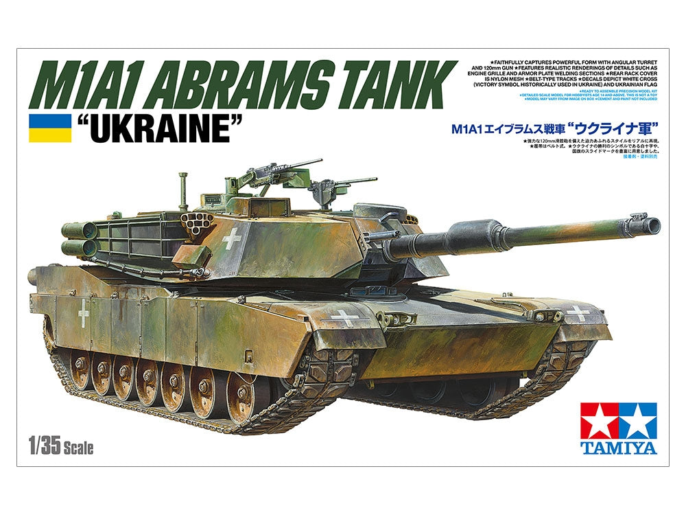 Tamiya 25216 U.S. M1A1 Abrams Tank &amp;quot;Ukraine&amp;quot; 1/35 – imagen 2