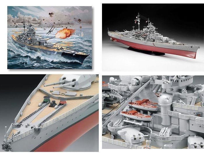 Revell 05040 Battleship Bismarck 1/350 – zdjęcie 3