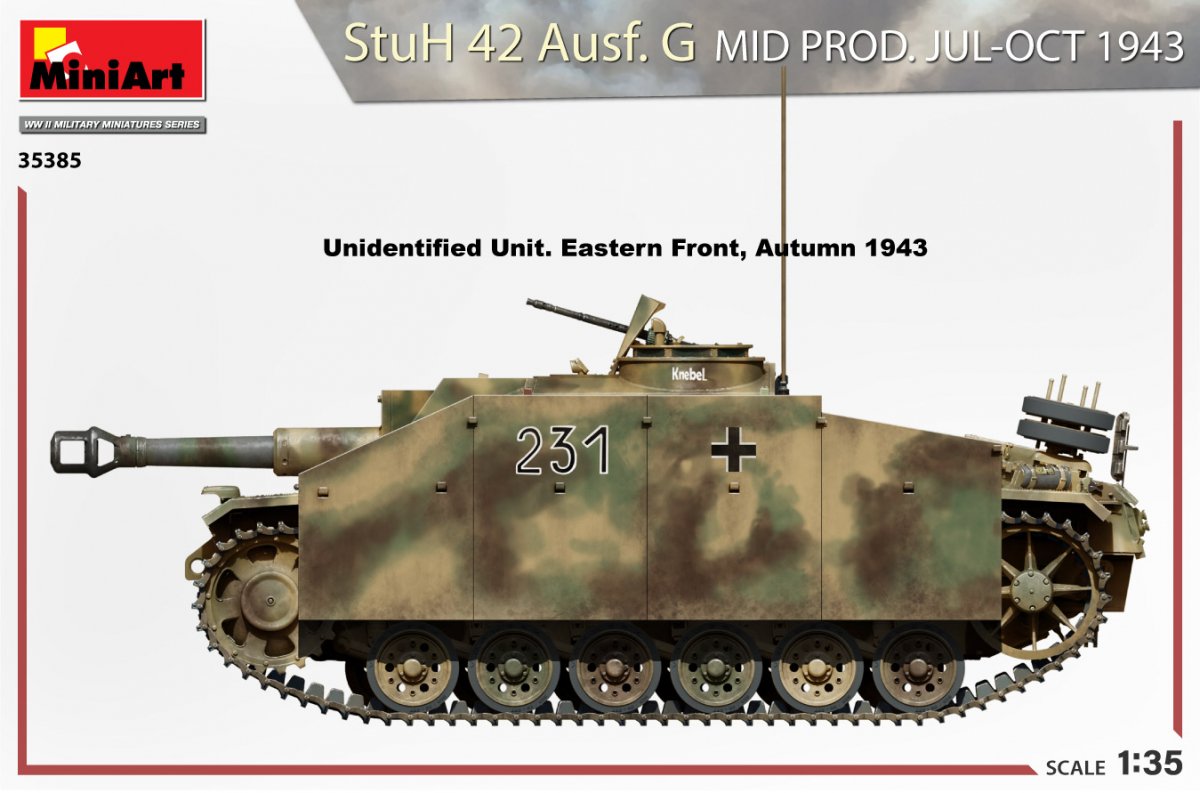 MiniArt 35385 StuH 42 Ausf. G MID PRODUIT PAR JUILLET-OCTOBRE 1943 1/35 – image 4
