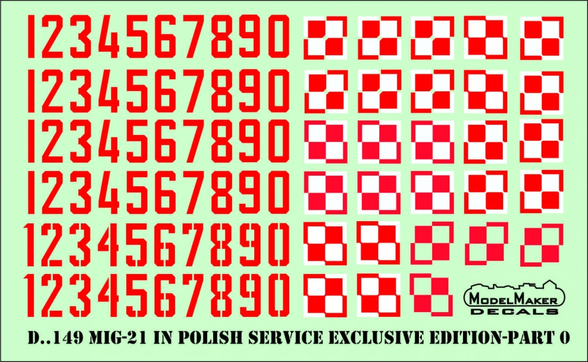 ModelMaker Decals D48151 MiG-21 in Polish service exclusive edition part II 1/48 – imagen 4