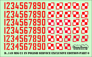 ModelMaker Decals D48151 MiG-21 in Polish service exclusive edition part II 1/48 – imagen 4