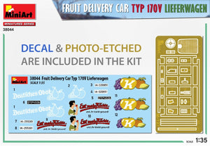 MiniArt 38044 FRUIT DELIVERY VAN TYP 170V LIEFERWAGEN 1/35 – Bild 2