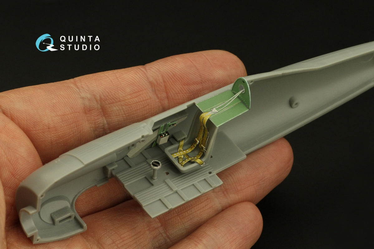 Quinta Studio QD48402 Gloster Gladiator MKII 3D-Printed &amp;amp; coloured Interior on decal paper (I Love Kit) 1/48 – imagen 8