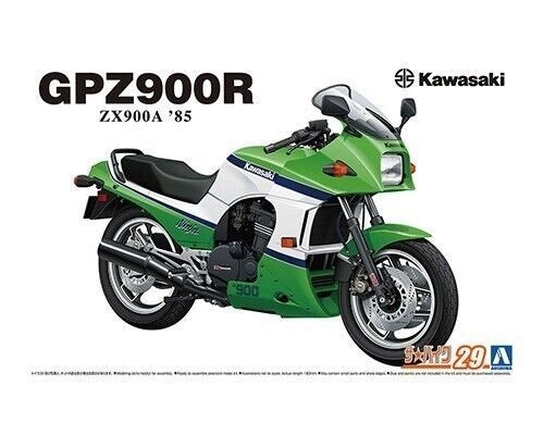 Aoshima 06499 Kawasaki GPZ900R NINJA '85 1/12 