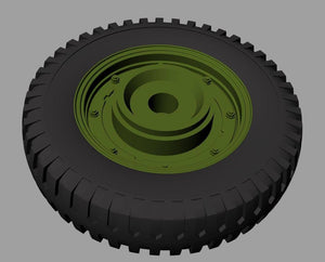 Panzer Art RE35-527 Willys MB “Jeep” road wheels (Goodyear) 1/35 – zdjęcie 2