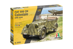Italeri 6550 Fiat 508 CM Coloniale with Crew 1/35 – immagine 2
