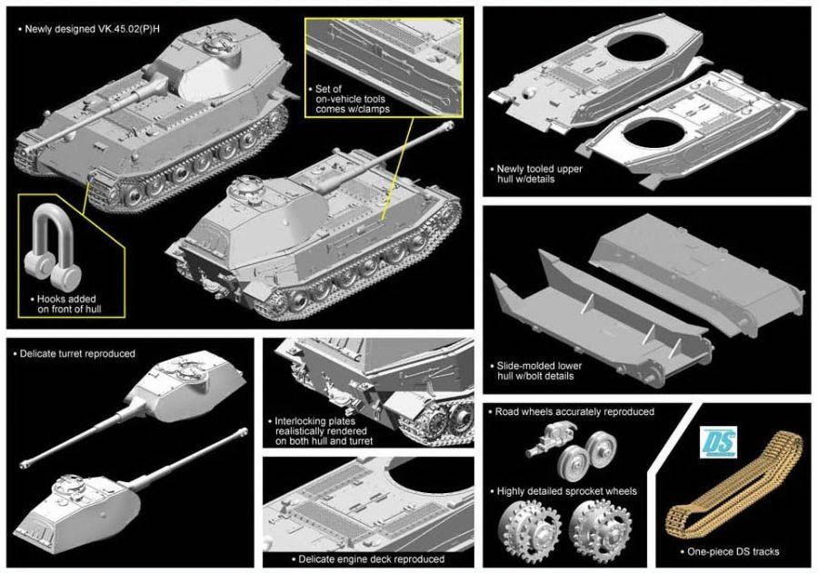 Dragon 7493 VK.45.02(P)H 1/72 – immagine 3