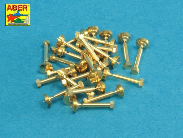 Aber 16109 Imitation tournée de boulons hexagonaux 1,6 x 6,0 mm x 25 pièces (1/16)