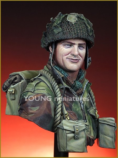 Young Miniatures YM1834 Parachutiste britannique Europe du Nord-Ouest Seconde Guerre mondiale 1/10  – image 2