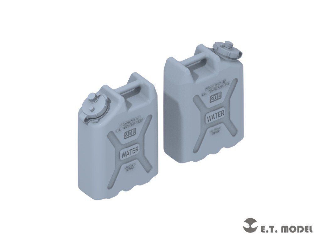 E.T. Model P72-003 US ARMY 20L WATER CANS SET ( 3D Print ) 1/72 – Bild 2