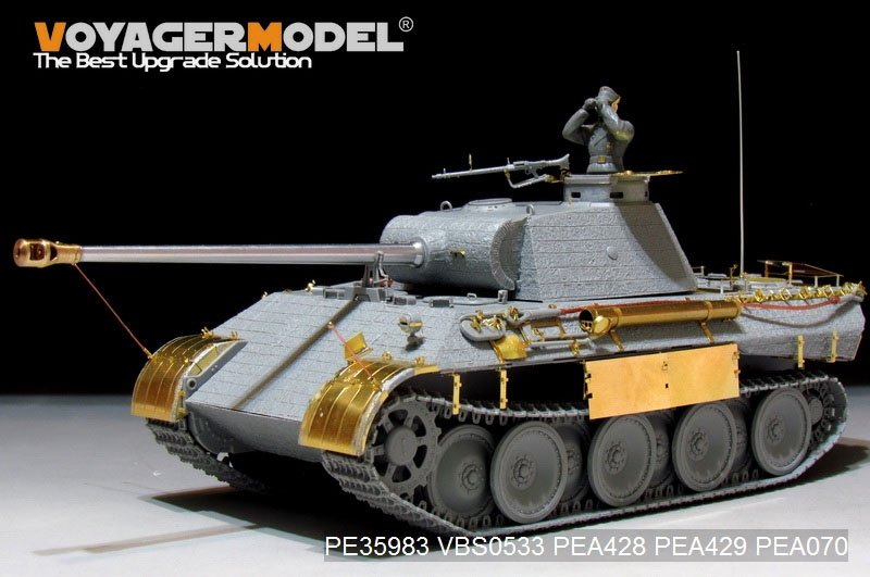 Voyager Model PE35983 WWII German Panther D Tank Late version Basic For TAKOM 2104 1/35 – imagen 7
