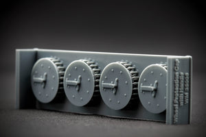 ScaleX WM 35006 KOZAK 2 Ordinary wheel set (for ICM) 1/35