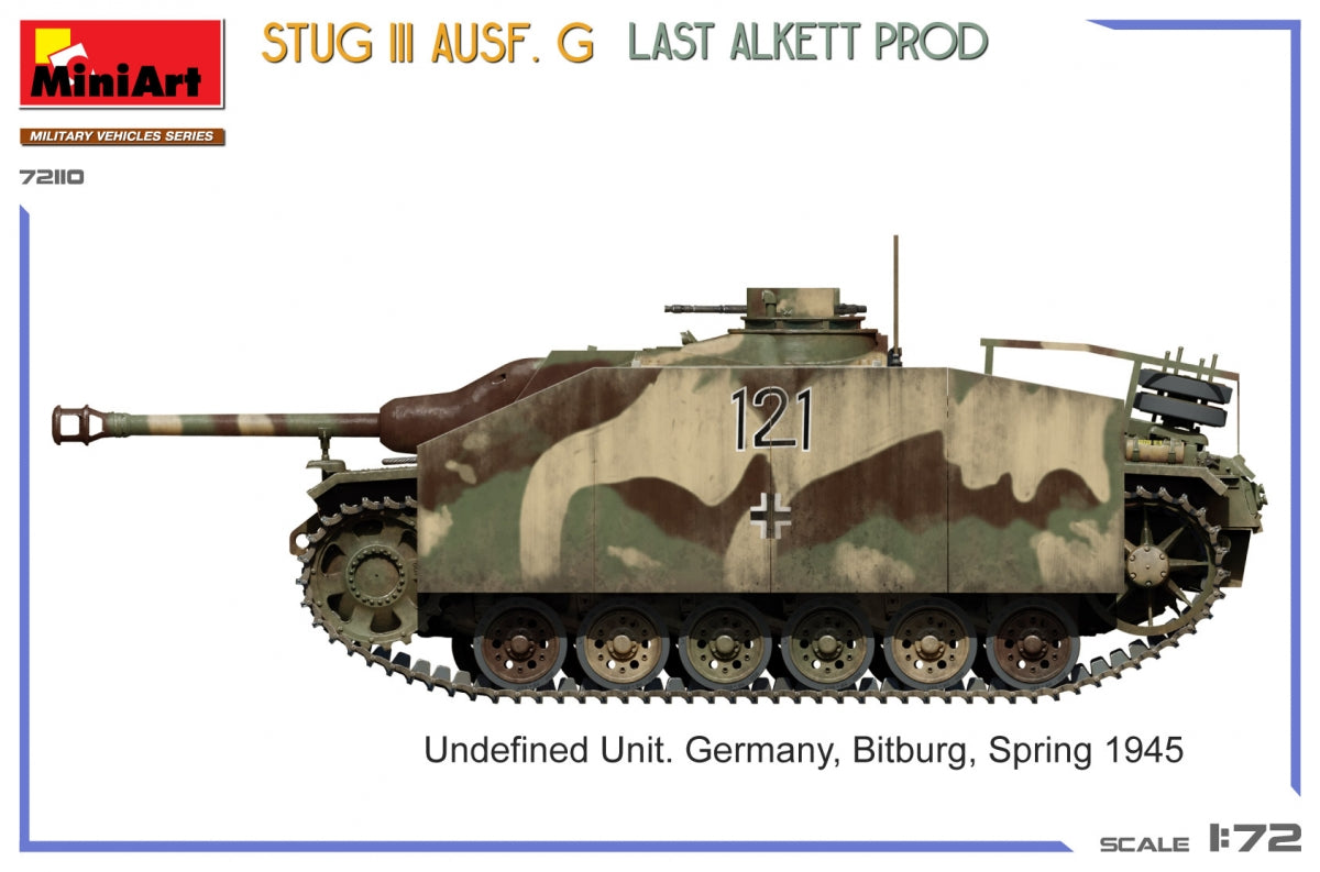 MiniArt 72110 StuG III Ausf. G Last Alkett Prod 1/72 – imagen 12