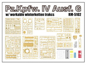 Rye Field Model 5102 Pz.Kpfw.IV Ausf.G w/Winterketten 1/35 – imagen 4