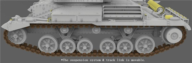 Gecko Models 35GM0005 KREUZER PZ.PKFW.MK.II,742(e),(A10) W/ INTERIOR 1/35 – imagen 6